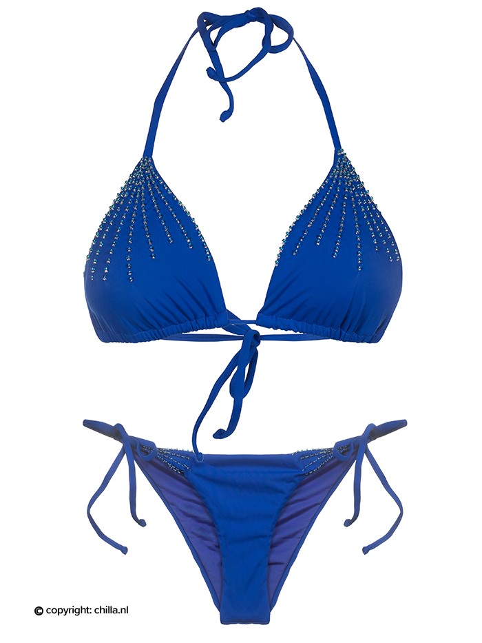 moreel Onvoorziene omstandigheden metaal Bikini Triangle Cobalt Blue van Mystical Swimwear